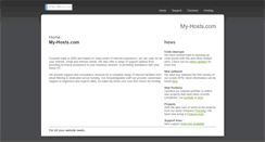 Desktop Screenshot of my-hosts.net