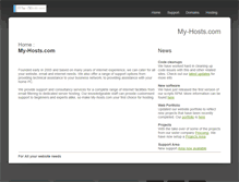 Tablet Screenshot of my-hosts.net